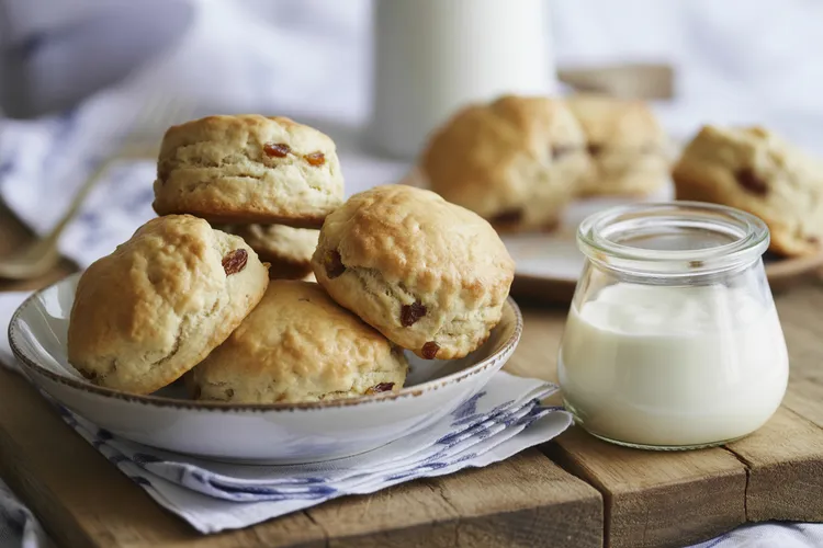 Date and lemon scones