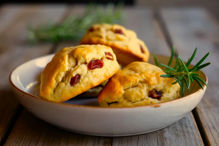 Pumpkin and date scones