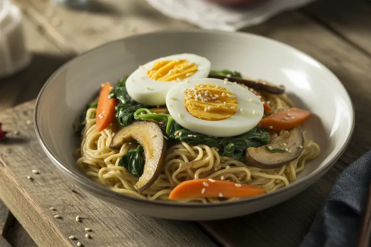 Spicy ramen cup of noodles