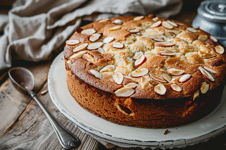 Berry and almond cake
