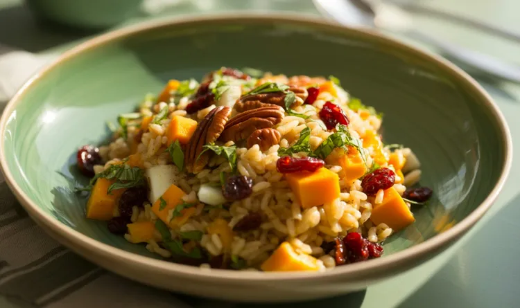 Brown rice salad