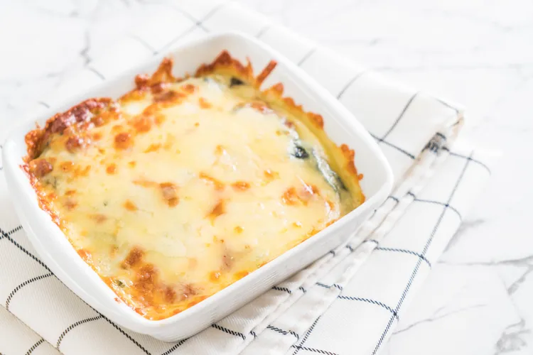 Veggie & cheese bake