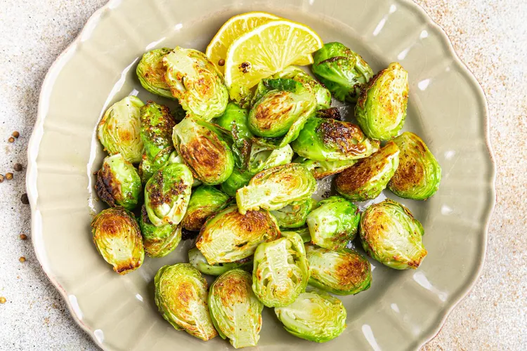 Crispy asian brussels sprouts