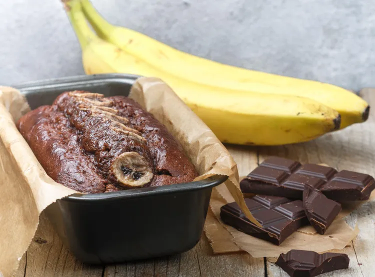 Double chocolate banana bread
