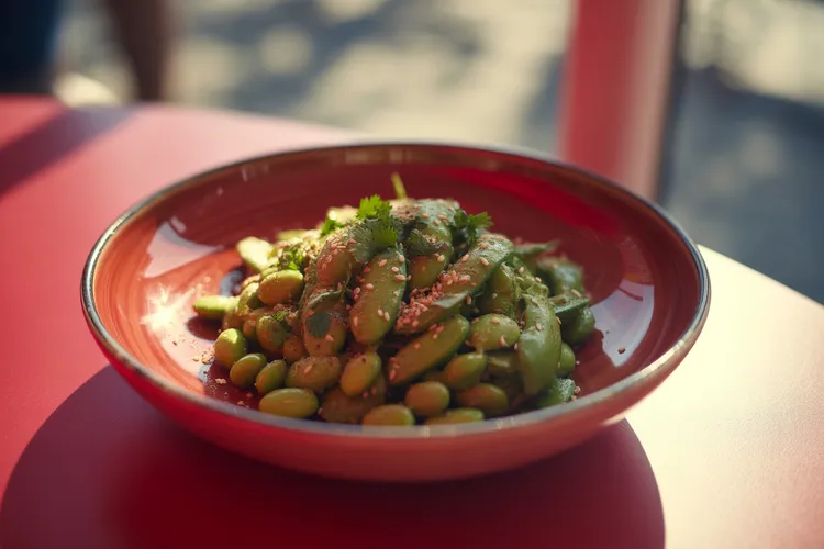 Edamame sesame bowl