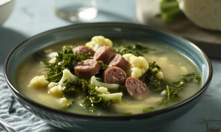 Italian sausage and kale soup