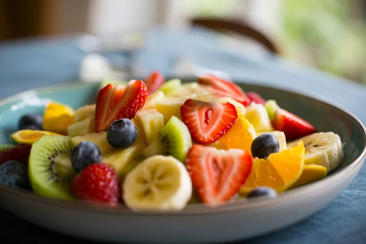 Honey & lime fruit salad