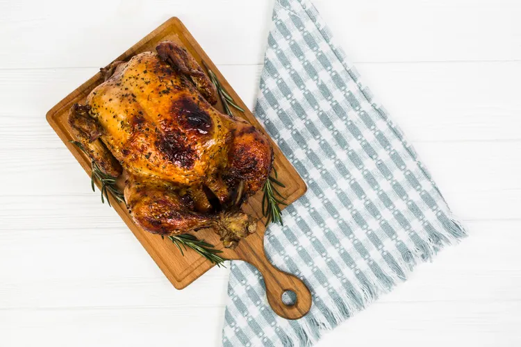 Honey roast chicken