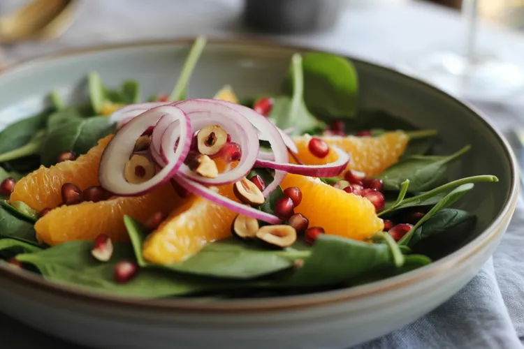 Orange and pomegranate salad