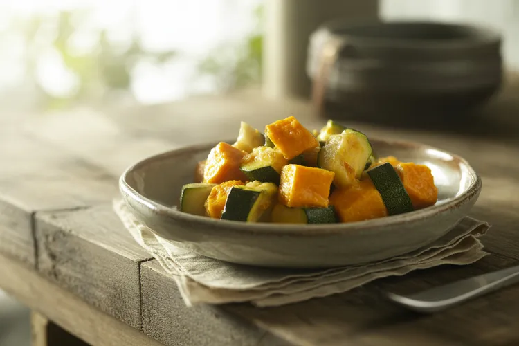 Pan fried vegetables