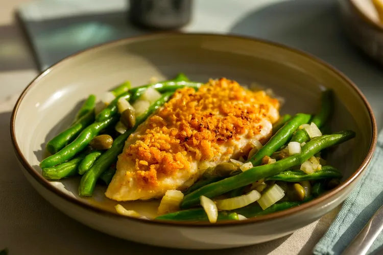 Parmesan crusted chicken