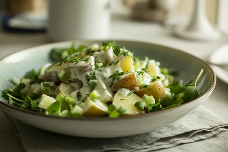 Potato and celery salad