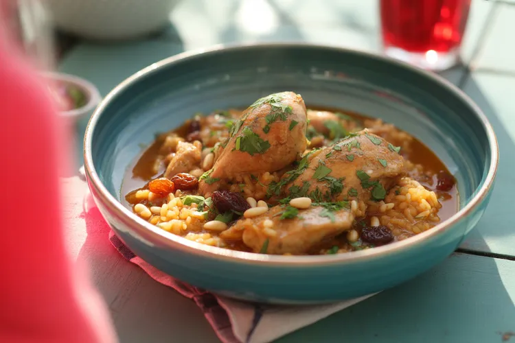 Pressure cooker chicken and rice