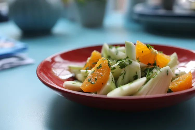 Fennel and orange salad