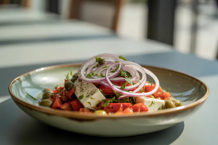 Roasted capsicum salad