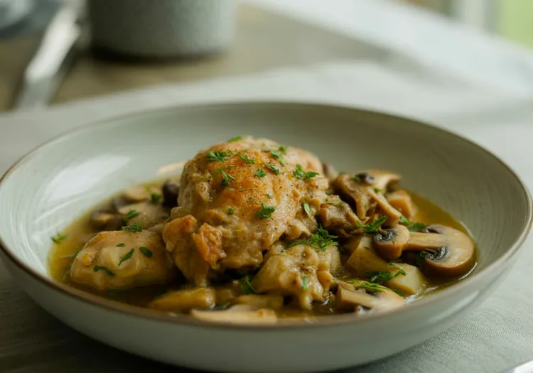 Slow cooker lemon chicken