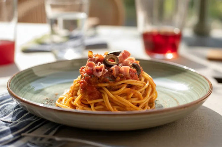 Spaghetti amatriciana