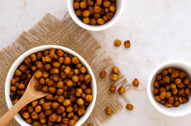 Honey roasted chickpeas
