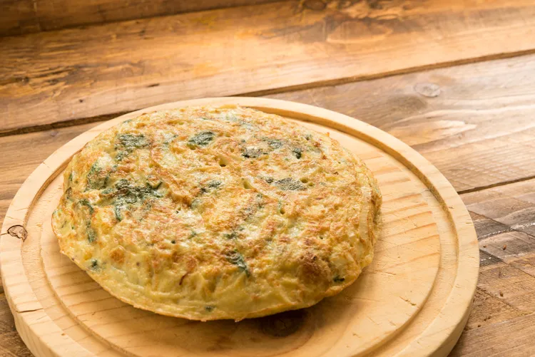 Spinach impossible pie