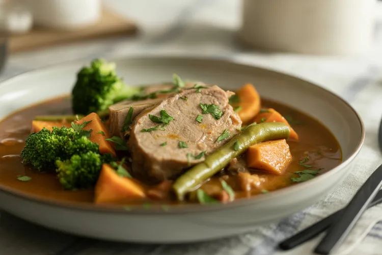 Thai green pork curry