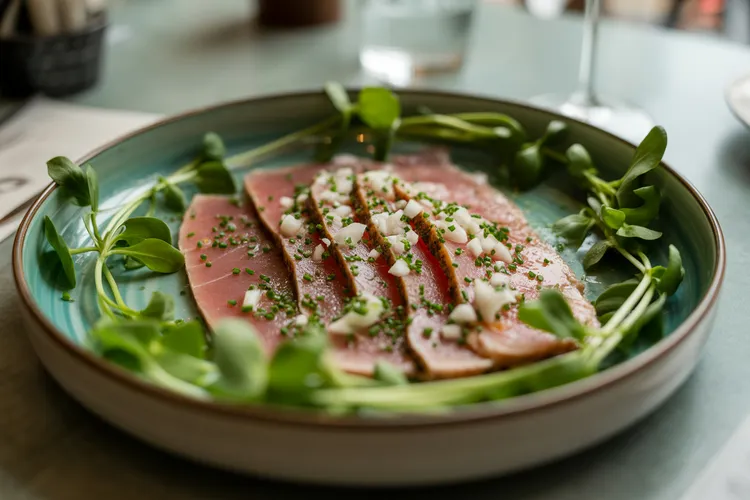 Tuna carpaccio